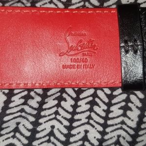 Christian Louboutin mens belt